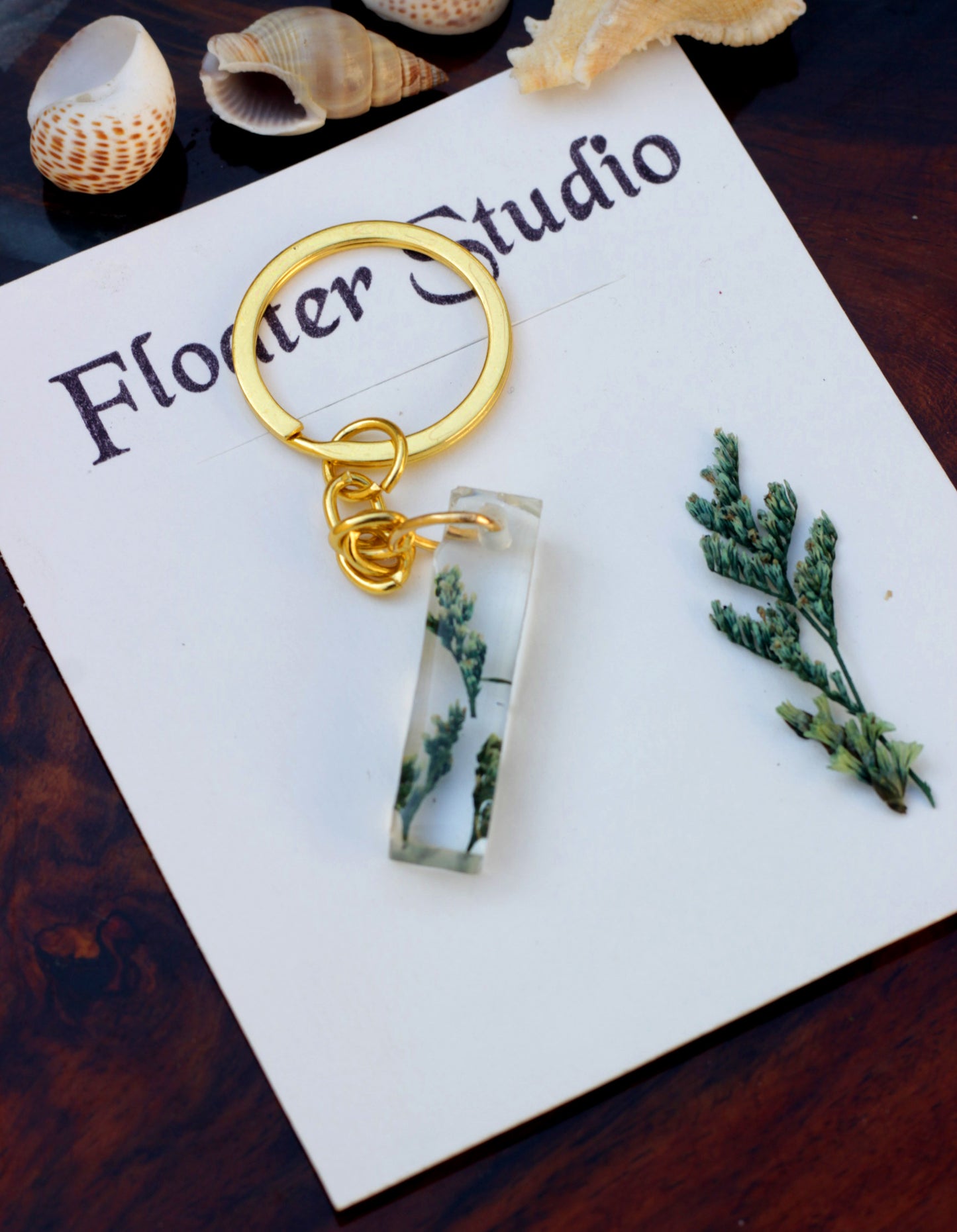 Alphabet Resin Keychain, Letter Keychain, Yellow and Pink Flower Resin Keychain