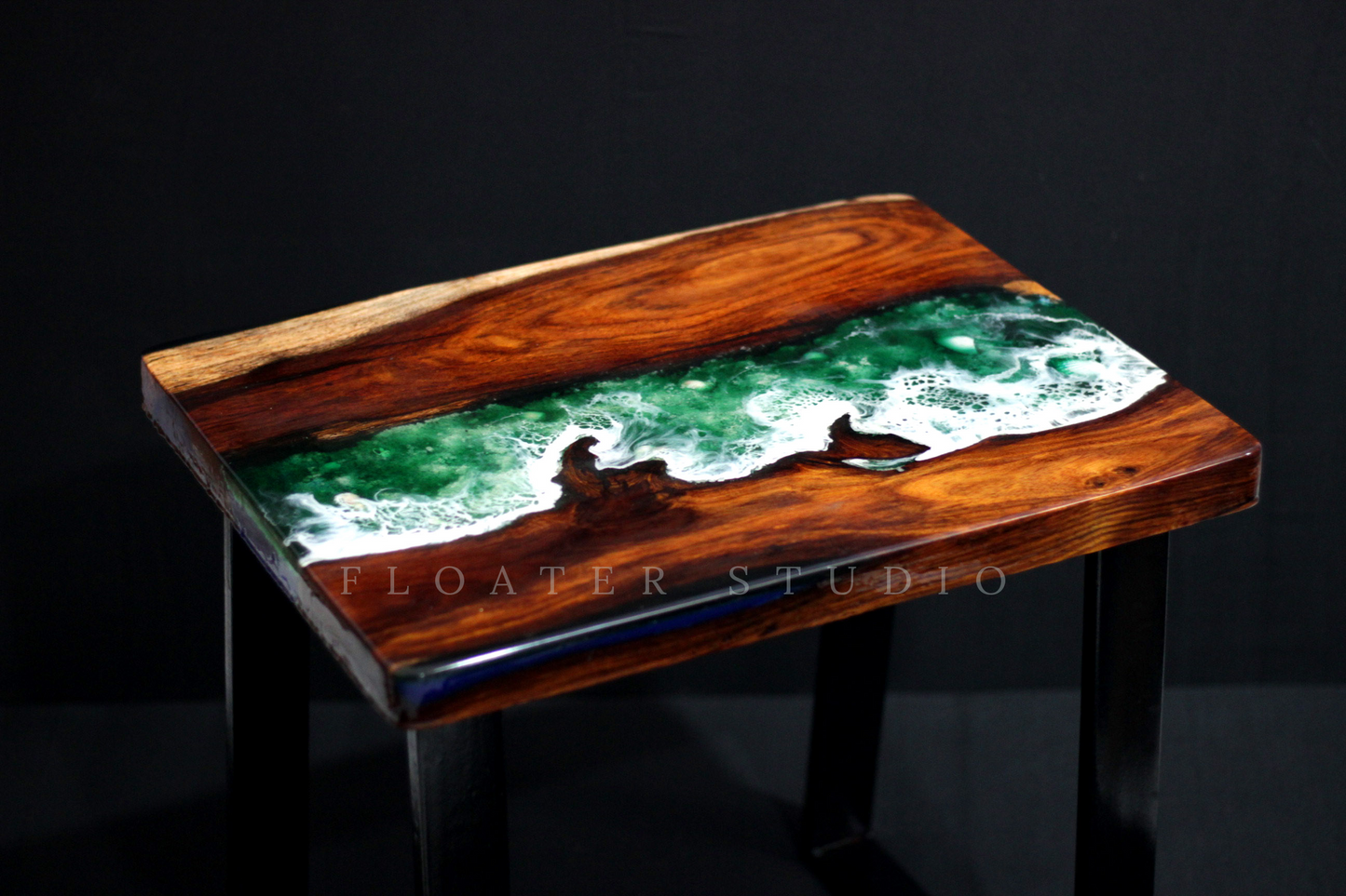 Ocean Resin Table, Resin Table for Room, Office, Home Decor, Customization Available
