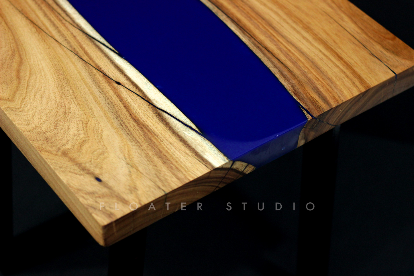 Blue Resin River Table, Epoxy Resin Rive Table for Home decor, Customization Available