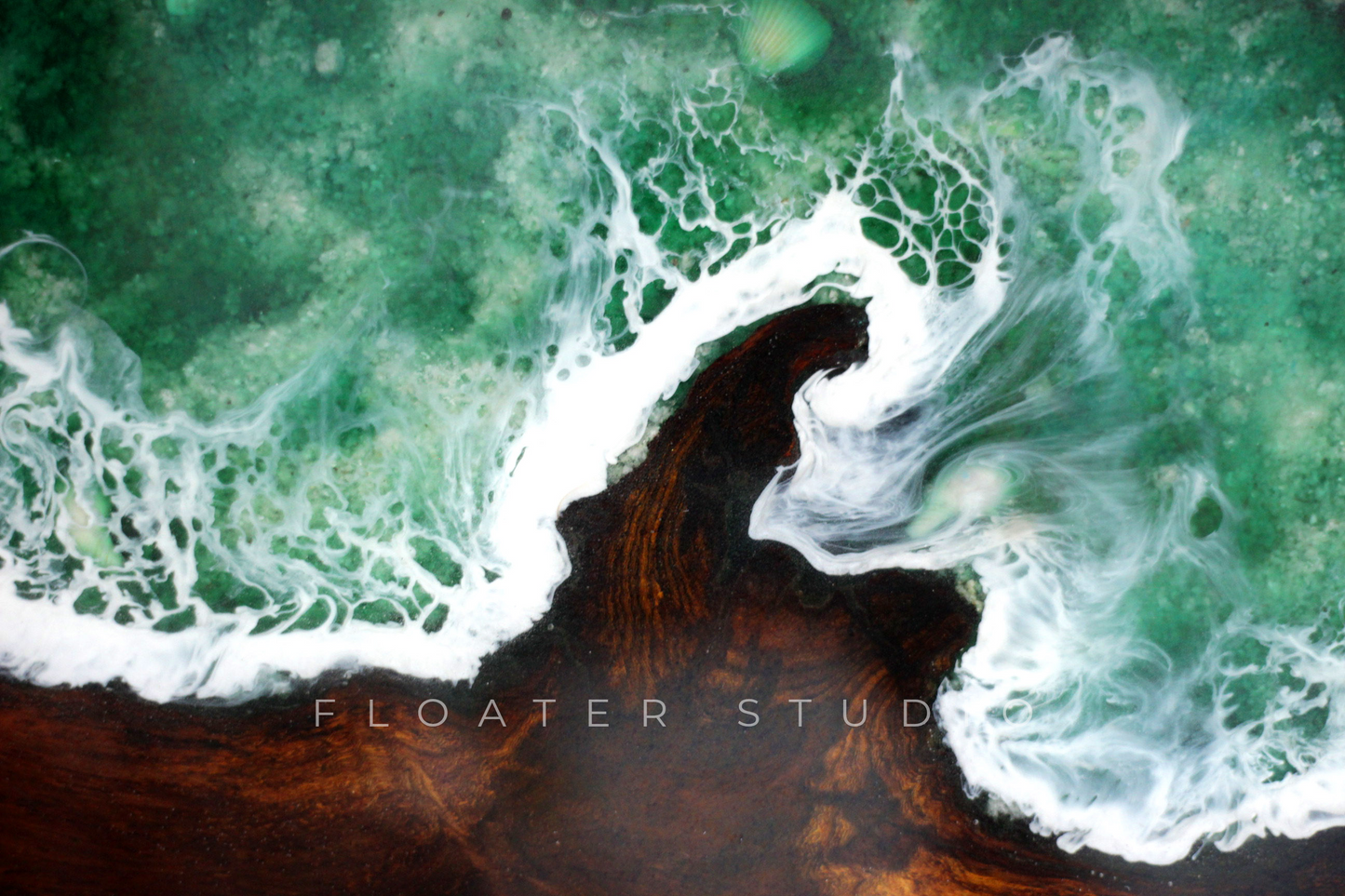 Ocean Resin Table, Resin Table for Room, Office, Home Decor, Customization Available
